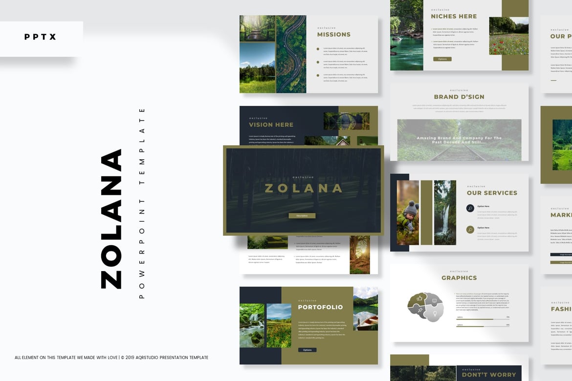 Zolana - Template Powerpoint Serbaguna dan Menarik