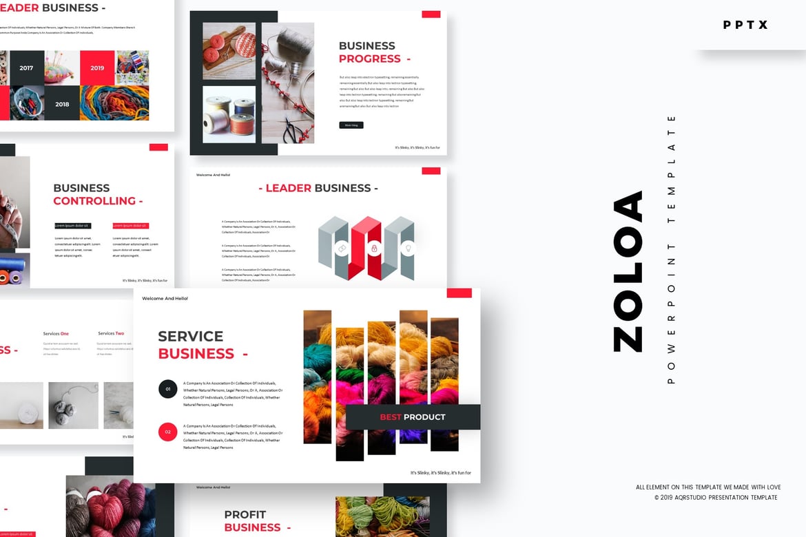 Zoloa - Template PowerPoint Modern untuk Segala Kebutuhan