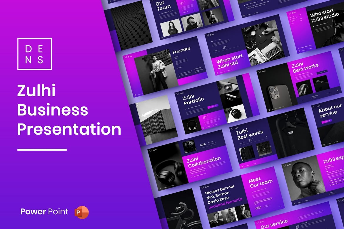 Zulhi – Template PowerPoint Bisnis yang Menarik