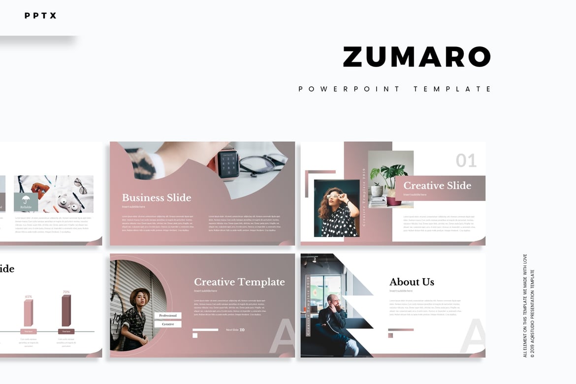 Template Powerpoint Zumaro - Solusi Presentasi Profesional
