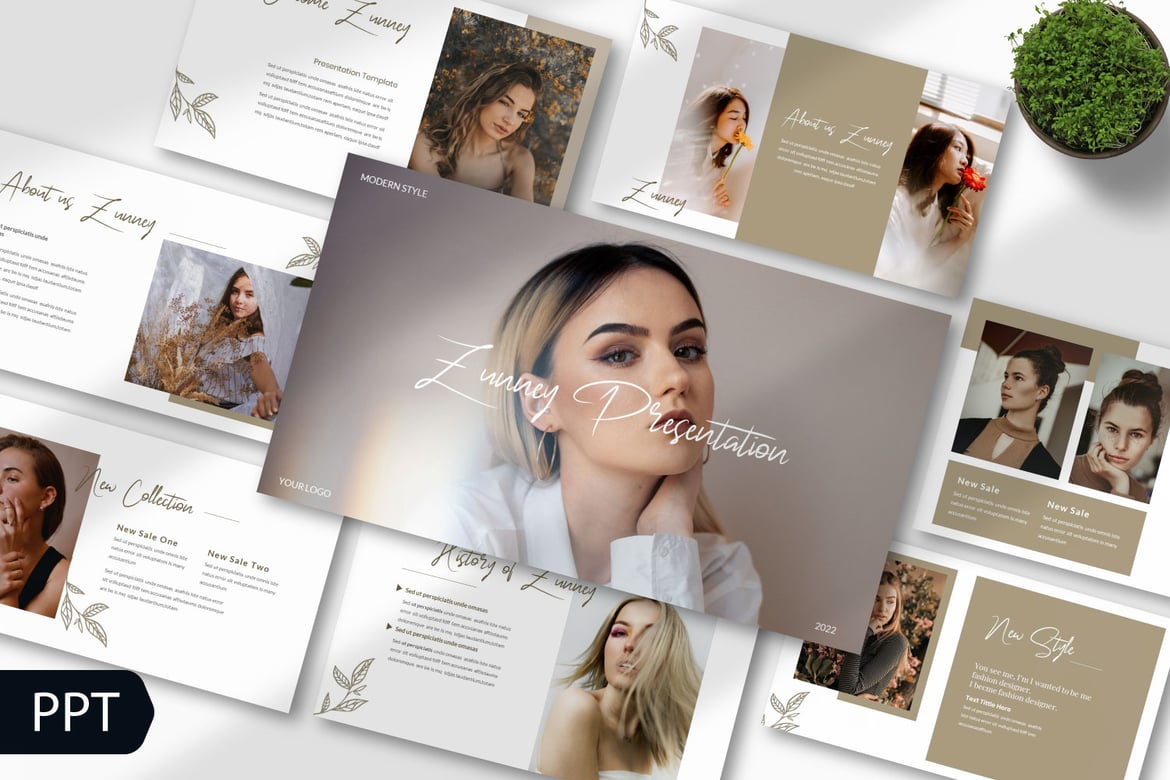 Template Powerpoint Zunney: Presentasi Kreatif dan Profesional