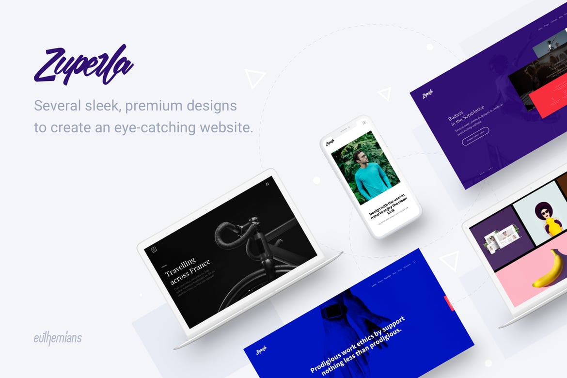 Zuperla - Tema WordPress Kreatif Serbaguna untuk Semua Kebutuhan Anda