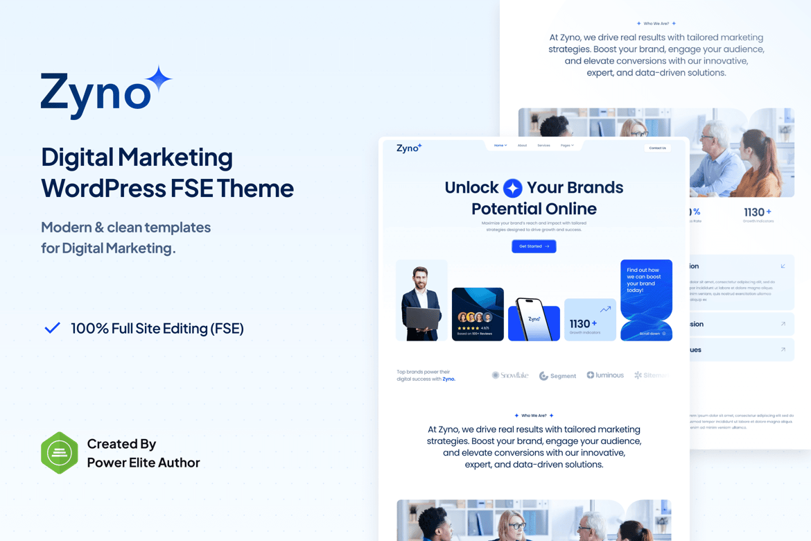 Zyno – Tema WordPress untuk Agensi Digital dan Pemasaran Online
